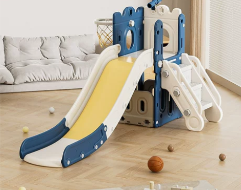 儿童滑滑梯秋千组合滑梯儿童室内家用宝宝游乐...