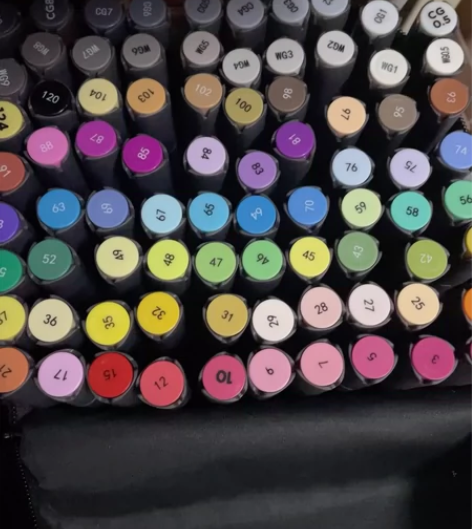 STA斯塔双头油性马克笔80色 买了就用过...