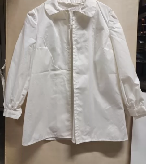 服工专业作业、白胚布衬衣、机缝 号型：16...