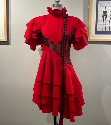 服装设计作业 服装结构设计作业  鱼骨结构...