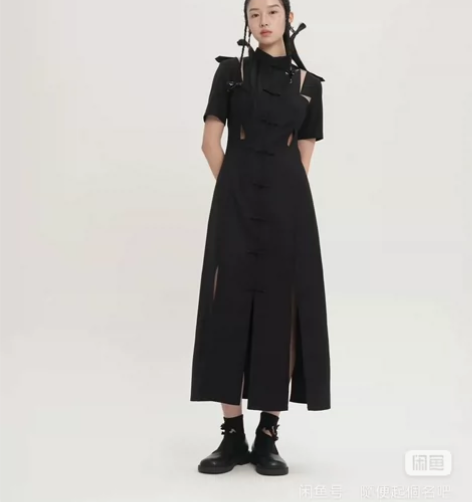 drewdrew’s+gift设计感露背蕾...