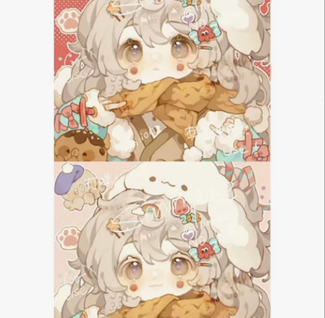 两栖狮2023日式Q版人物头像插画视频教程...