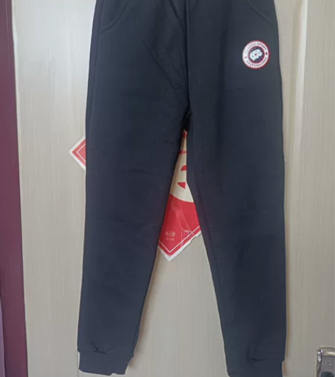 纯黑色女士运动休闲加绒卫裤 全新的，里面带...