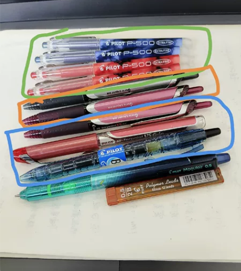 百乐pilot 斑马zebra 三菱uni...