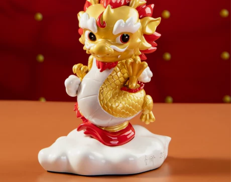 龙年吉祥物桌面摆件企业礼品本命年生肖礼物限...