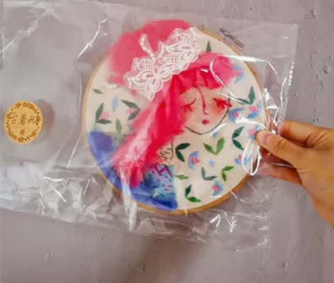 手作羊毛毡刺绣画 搬仓库清仓价，包邮