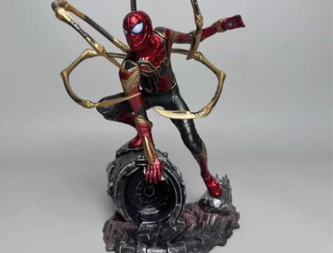 出几个 钢铁蜘蛛侠英雄远征毒液手办优质版模...