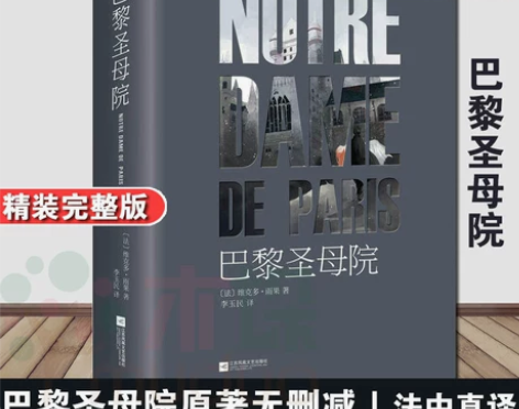 【精装】巴黎圣母院书正版原著无删减中文版 ...