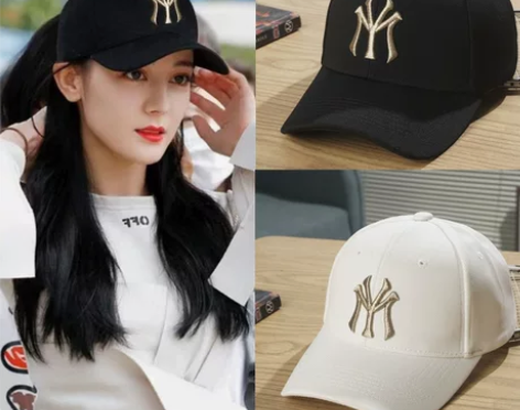 鸭舌帽子女夏新款韩版潮牌ins显脸小刺绣旅...