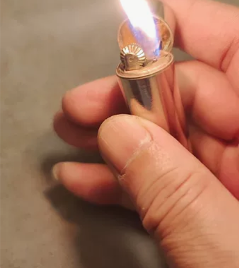 日本原装气体打火机 日本王子圆柱形打火机，...