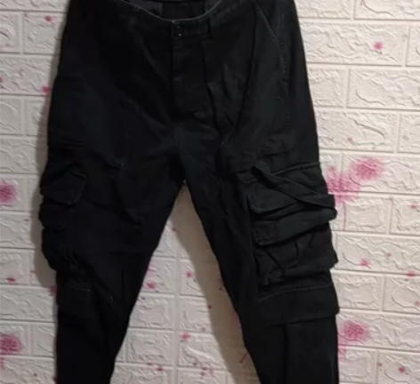 太平鸟束口机能牛仔裤 正品 170码 85...