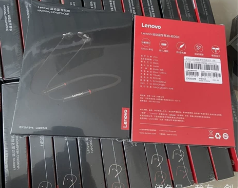 【全新未拆封】联想HE05X蓝牙耳机无线挂...
