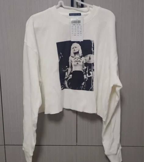 bm 华夫格 长袖短上衣 感兴趣的话点“我...