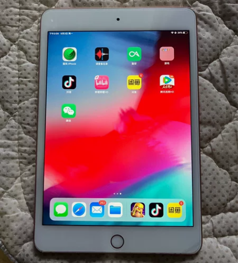 ?初一个字用iPad mini5，艾斯全绿...