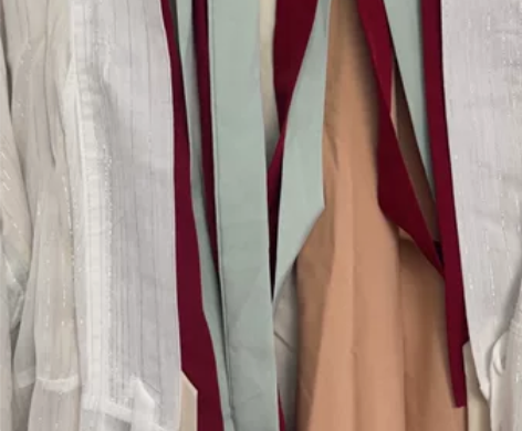 ?【秋色】五五年汉服女晋制交领齐腰一片式襦...