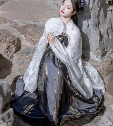 【艺缕原创一云鹤】汉服女仙气齐胸襦裙大摆超...