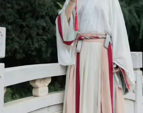 【秋色】五五年汉服女晋制交领齐腰一片式襦裙...