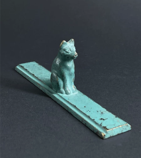 回流/铜造生肖狗文房纸镇/文房摆件 14....