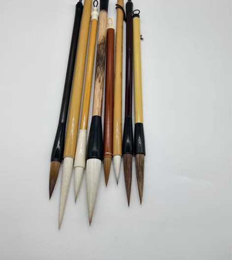 兼毫狼毫羊毫毛笔组合套装8支包邮 新疆西藏...