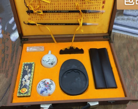 精品文房四宝礼盒套装，笔墨纸砚书法狼毫兼豪...