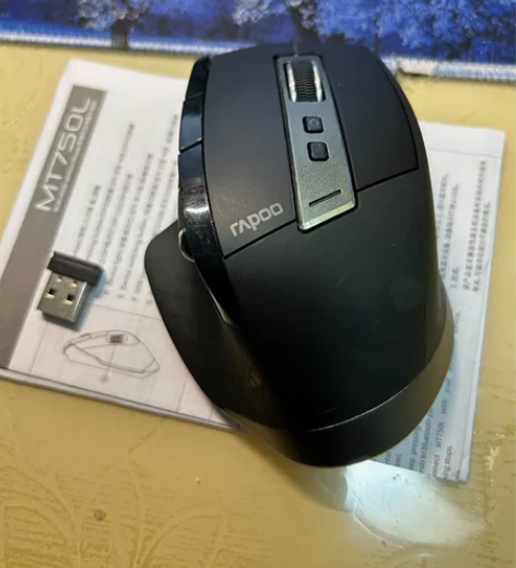 雷柏 MT750L鼠标，带接收器和充电线 ...