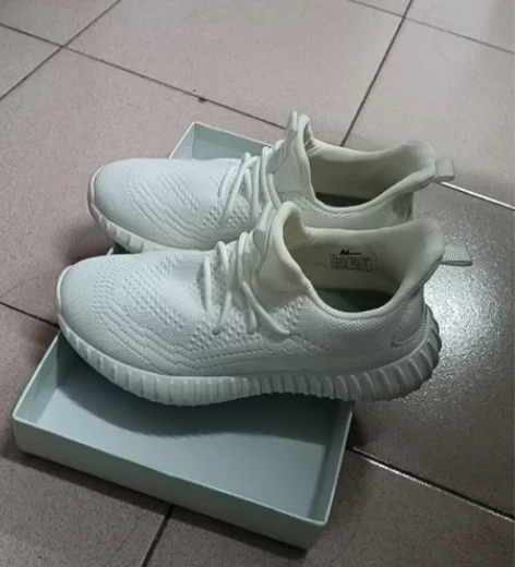 ?回力儿童小白鞋2023春秋季防滑透气飞织...