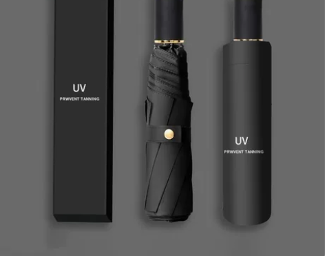 【热卖】加固大号雨伞男女防风晴雨两用黑胶学...