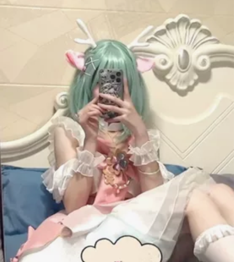 (租)王者荣耀时之祈愿绿瑶cos 包括:假...