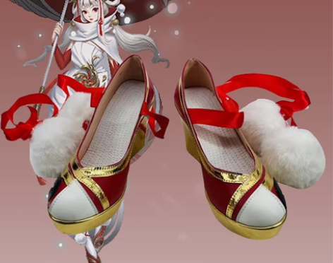 王者荣耀 祈雪灵祝-公孙离 cos鞋 手工...
