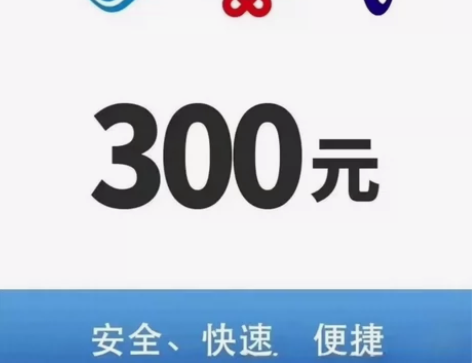 上海话费充值300  上海移动 联通 话费...