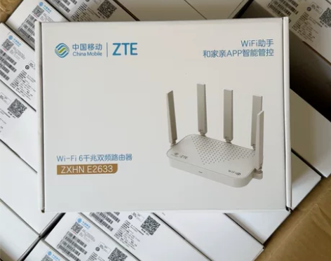 正品中兴E2633移动版WiFi6路由器3...