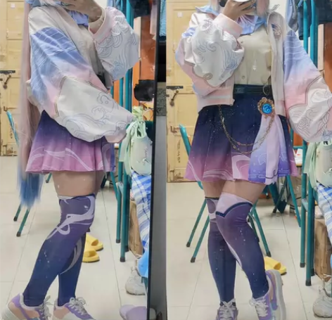 【出】原神喵屋小铺珊瑚宫心海同人潮服m码有...