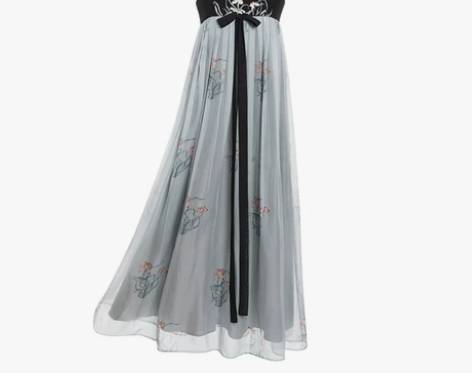 徐娇织羽集[小池]汉服元素女夏季齐胸襦裙日...