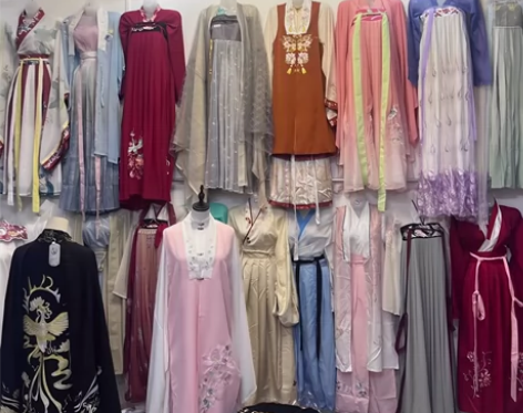 汉服福袋清仓中国风正品盲盒仙女全套超值齐胸...