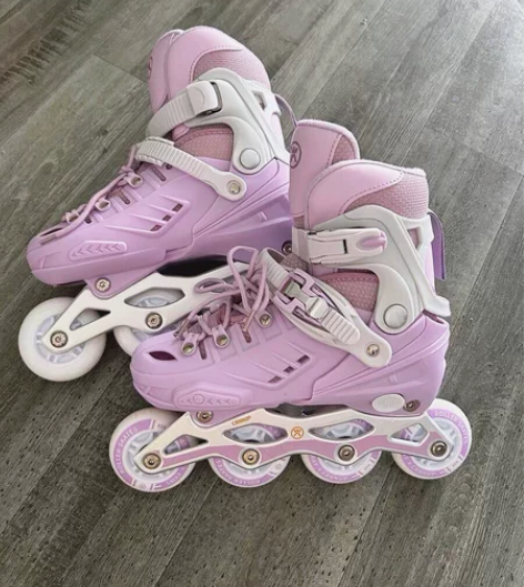 【锁轮款】斯威T5溜冰鞋闪光儿童可调男女溜...