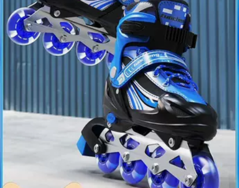 拓呈溜冰鞋儿童初学者男童全套装女童可调节轮...