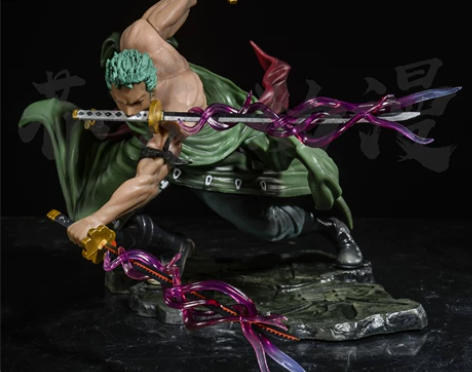 海贼王手办 索隆POP三千世界 GK极虎狩...