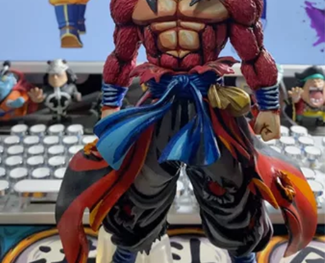 超级赛亚人4重涂  孙悟空手办龙珠GT重涂...