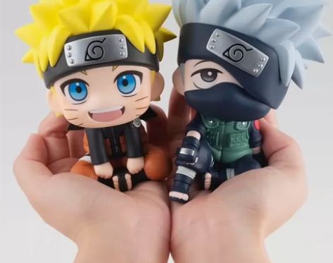 [火][火][火]手办卡卡西+鸣人 火影忍...