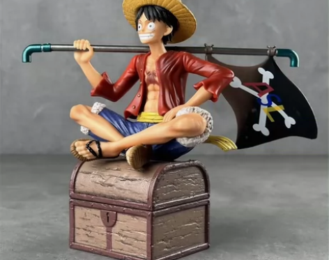 海贼王动漫手办摆件，路飞（双头和手可换）手...