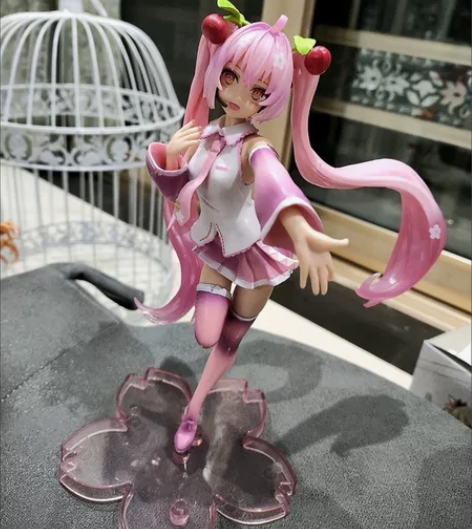 初音未来手办MIKU樱花公主殿下二次元模型...
