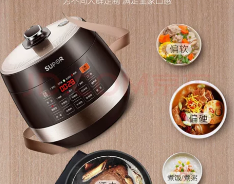 ?苏泊尔（SUPOR）全自动智能预约电压力...