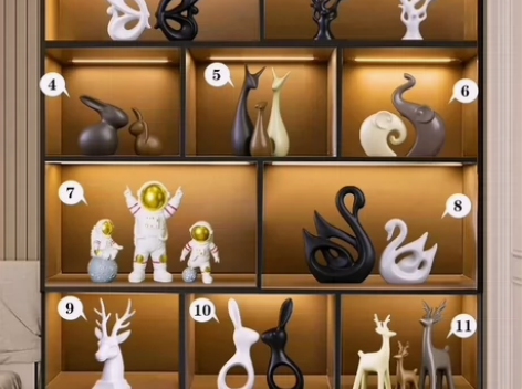 【清仓特价】现代酒柜装饰品家居摆件客厅房间...