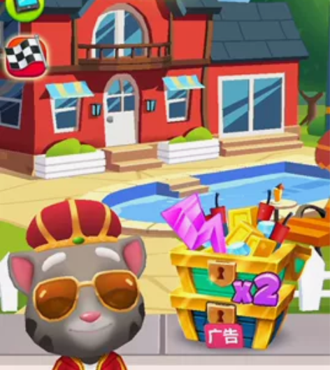 汤姆猫跑酷，40多个皮肤有30多个，场景全...