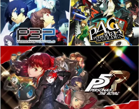 【买一送一】女神异闻录3+4+5皇家版 中...