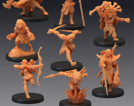 EPIC07哥布林 精灵奇幻模型3d打印文...