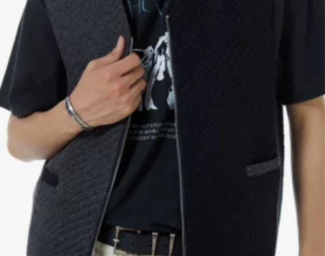 INEX LAB存世 22ss阴阳拼接针织...