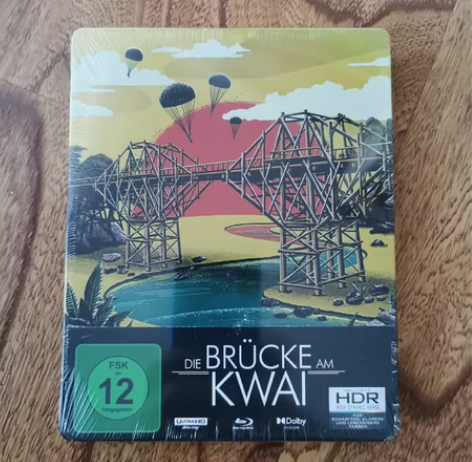 4K 桂河大桥 DE现货铁盒,全新未拆,品...