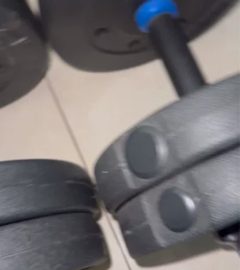 朗威 包胶环保哑铃男士一对杠铃家用健身器材...