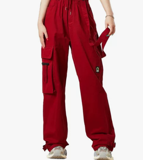 【清衣橱】工装裤休闲裤美式运动阔腿显瘦显高...